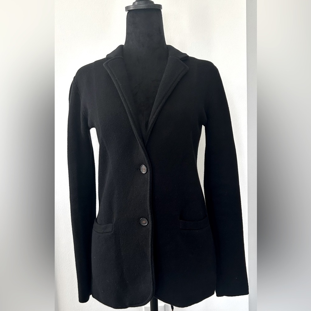 J. Crew Mercantile Black Sweater Blazer